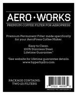 Premium Super Fine Stainless Steel S Filter for Aeropress - Reusable Ultrafine Mesh with Lifetime Guarantee