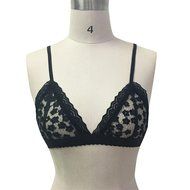 PHOTNO Women Lingerie Floral Sheer Lace Bra Top Seamless Bralette Cup Wireless Bra