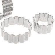 Anyana 3Pcs Carnation Fondant Mold Cake Flower Decor Sugarcraft Cookie Cutters Baking Mould Party Wedding Dessert N2