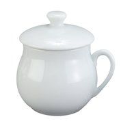 Hic Nt335 Porcelain Pot De Creme, White, 4 Oz.
