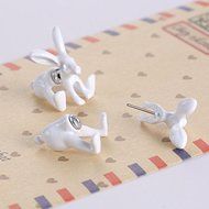 Punk 1Pair Lovely Cute 3D Animal Earrings Ear Stud Lady Women Fashion Jewelry N2