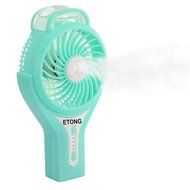 ETONG Portable Handheld USB Misting Fan Personal Cooling Mist Humidifier Rechargeable Mini Water Spray Cooling... N15