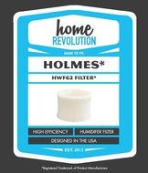 Holmes HWF62 Home Revolution Brand Humidifier Filter, Compare to Holmes Part # HWF62, HWF62D, HWF-62 - (3) N2