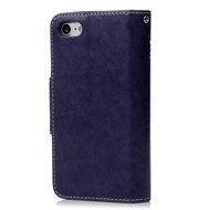 Badalink iPhone 7 Wallet Case (4.7") 9 Card Slots Plastic Mirror Flip Stand Case Embossed Flower Girl PU Leather... N64