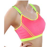 PHOTNO Women Lady Sports Yoga Athletic Solid Wrap Chest Strap Vest Tops Bra N2