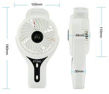 ETONG Portable Handheld USB Misting Fan Personal Cooling Mist Humidifier Rechargeable Mini Water Spray Cooling... N19