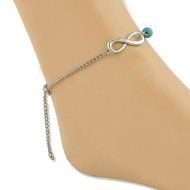 Sexy Women Bead Silver Ankle Chain Anklet Bracelet Foot Jewelry Beach Gift N2