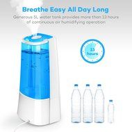 Cool Mist Humidifier with LED Display, TaoTronics Ultrasonic Air Humidifers with Large 5L Capacity, Adjustable... N8
