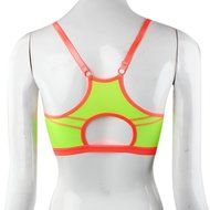 PHOTNO Women Lady Sports Yoga Athletic Solid Wrap Chest Strap Vest Tops Bra N5