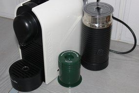 Nespresso Coffee Capsule hand held recycler known as Nessie D. Caprio Green in Color (Green)