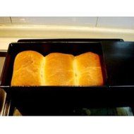 Black Baking Mould with Lid Cake Toast Bread Mold Non-stick Toast Box 750g N2
