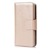 Badalink iPhone 7 Wallet Case (4.7") 9 Card Slots Plastic Mirror Flip Stand Case Embossed Flower Girl PU Leather... N77