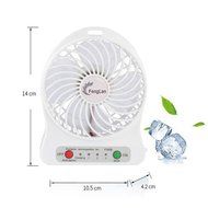 FengLan USB Portable Fan 3 Speeds Rechargeable Mini USB Fan Portable Output Electric Desk Cooling Fan for Travel... N18