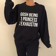 Pullover Tops,Morecome Women Ladies Letter Print Long Sleeve Sweatshirt Loose Blouse N6