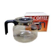 Vintage 1987 Mr. Coffee Flower Patterned 12 Cup Glass Decanter No. D-12