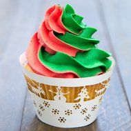 KwikCake Mini Christmas Cupcake Wrappers x 50pcs. Choose from 2 Xmas holders. N2