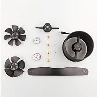 Iwonderful Mini USB Metal Table Fan, Personal Dural-tuorbo Desktop Fan with 2 Speed N15