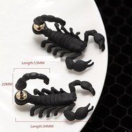 Fashion scorpion earring Cute Colours Jewelry Piercing Ear Stud Earrings (black) N6