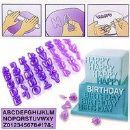 Generic 40Pcs Alphabet Fondant Biscuit Letter Mold Cookie Cake Cutter N2