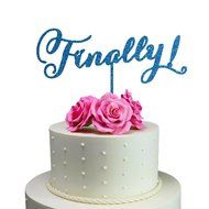 Sugar Yeti Made In USA Wedding Cake Topper Finally ! #7 Gold Mirror N3