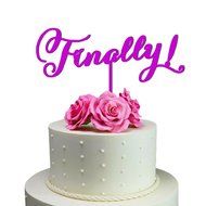 Sugar Yeti Made In USA Wedding Cake Topper Finally ! #7 Gold Mirror N4