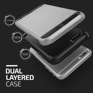 LG Tribute 5 Case, LG K7 Case, GreenElec [Brushed Metal Texture] Hybrid Dual Layer Protector Case Cover With [... N9