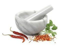 Justcharms NORPRO 694 Large Round Marble Mortar Pestle