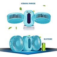 USB Mini Fan,BAVIER&reg; Couples mini fan,Sound-free design Desktop Fan,Portable USB Fan,3 Speed Adjustable,USB Cooling... N22