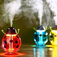 Beetle car humidifier mute creative nightlights atomizing air purifier mini usb humidifier (Blue) N6