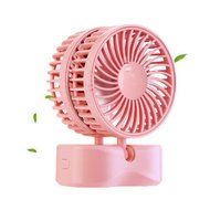 USB Mini Fan,BAVIER&reg; Couples mini fan,Sound-free design Desktop Fan,Portable USB Fan,3 Speed Adjustable,USB Cooling... N25
