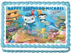 Octonauts Edible Image Cake Topper - 1/4 Sheet