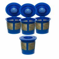 4X Premium Gold Tone Solo Reusable Single Cup Keurig Filter Pod K-Cup Coffee
