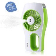 Great Polly Portable Mini Beauty Replenishment Fan Handheld USB Mini Misting Fan with Personal Cooling Humidifier... N6