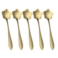 Coffee Scoops, Stainless Steel Tableware Creative Sunflower Flower Pattern Coffee Spoons Stirring Spoon Sugar... N4