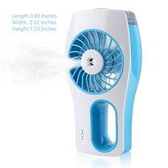 Great Polly Portable Mini Beauty Replenishment Fan Handheld USB Mini Misting Fan with Personal Cooling Humidifier... N7