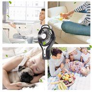 OPOLAR Portable Rechargeable Fan, Mini USB Fan with Upgraded 2200mAh LG Battery, Personal Cooling for Traveling... N17