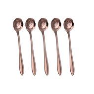 Coffee Scoops, Stainless Steel Tableware Creative Sunflower Flower Pattern Coffee Spoons Stirring Spoon Sugar... N7