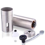 Xcellent Global Stainless Steel Manual Coffee Grinder Adjustable Ceramic Burr Grinder with Hand Crank M-HG100