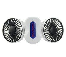 Intsun 360 Degree Rotation Mini Handheld Portable Couples Fan,Quiet Operation Desktop Fan with LED Light Dual... N4