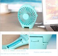 Jhua Portable Mini Hand-held Cooling Fan Battery USB Rechargeable Desktop Fan Folding with Detachable 18650 Battery... N6
