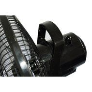 Keystone KSTFA125AG Table to Floor Oscillating Pedestal Fan with remote control, 12-Inch, Black N2
