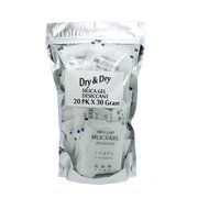 30gm Pack of 20 &quot;Dry&amp;Dry&quot; Silica Gel Packets Desiccant Dehumidifier N9