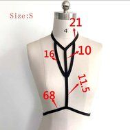 Bra Top ，Beautyvan Comfortable Bandage Alluring Harness Elastic Cage Strappy Hollow Out Bra Bustier (M, Black) N2