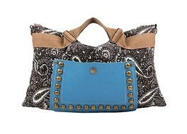 1 X Wisedeal Fashion Leopard Sequined Ladies Women Shoulder Messenger Bag Handbag Tote Purse N9