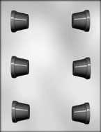CK Products 1-1/4-Inch 3-D Flower Pot Chocolate Mold