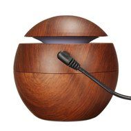 KING DO WAY Essential Oil Diffuser Ultrasonic Humidifier Air Diffuser for Bedroom Baby Room Yoga Office SPA brown N2