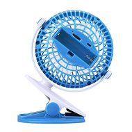 BLUBOON Rechargeable Battery Clip on Fan, Quietness, Adjustable (Black) N21