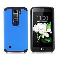 LG K7 Case, LG Tribute 5 Case, ARSUE [Shock Absorption] Drop Protection Hybrid Dual Layer Armor Defender Protective... N9