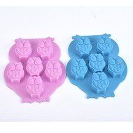 Y&amp;XL&amp;H Owl Shaped Silicone Baking Cups Muffins Cake Cup Cake Mold (Random Color)
