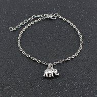 Barefoot Ankle Bracelet Foot Leg Chain Silver Elephant Charm Women Retro Jewelry N3